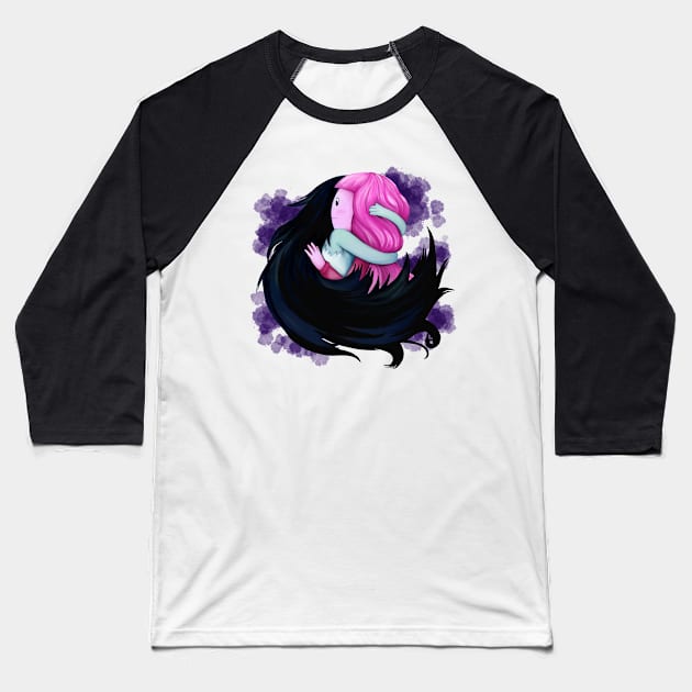 Bubbline Hug (from episode 'come along with me' - Adventure Time) Baseball T-Shirt by art official sweetener